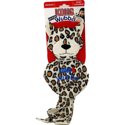 KONG WUBBA NO STUFF CHEETAH (LG, TAN)