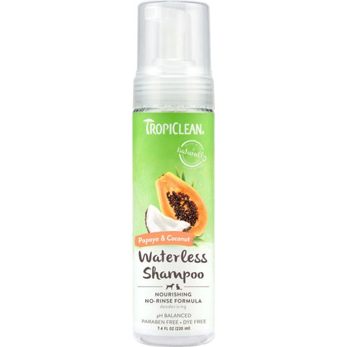 TropiClean Papaya & Coconut Waterless Shampoo