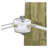 Electric Fence Corner Post Bracket Kit, White