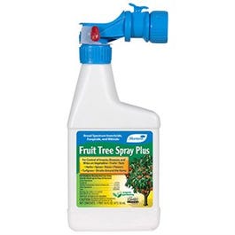 Organic Fruit Tree Insecticide, Fungicide, Ready-to-Spray, 1-Pt.