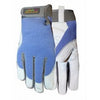 Goatskin Palm Gloves, Periwinkle, Women's