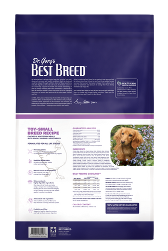 Dr. Gary's Best Breed Toy-Small Breed Recipe (13 Lb)