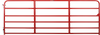 TARTER Tube Gate, 18 ft W Gate, 50 in H Gate, 19 ga Frame Tube/Channel, Steel Frame, Red