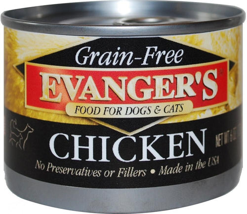 Evangers Grain Free Chicken Canned Dog and Cat Food