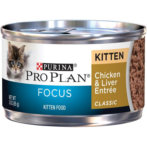 Purina Pro Plan Focus Kitten Classic Chicken and Liver Entree Canned Cat Food