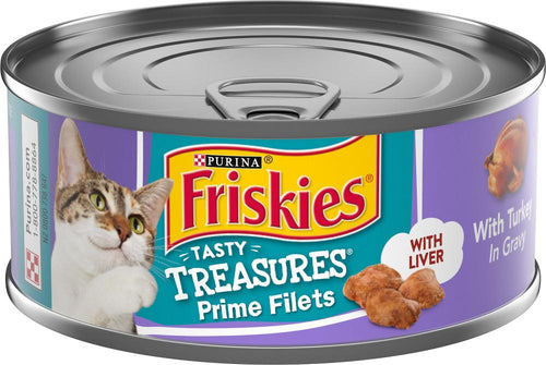 Friskies Tasty Treasures in Gravy Turkey & Liver Wet Cat Food