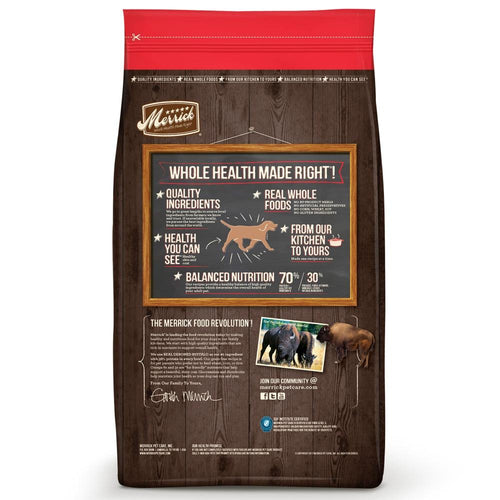 Merrick Grain Free Real Buffalo, Beef and Sweet Potato Dry Dog Food