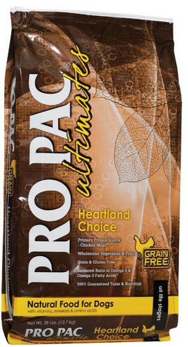 PRO PAC Grain Free Ultimates Heartland Choice Dry Dog Food