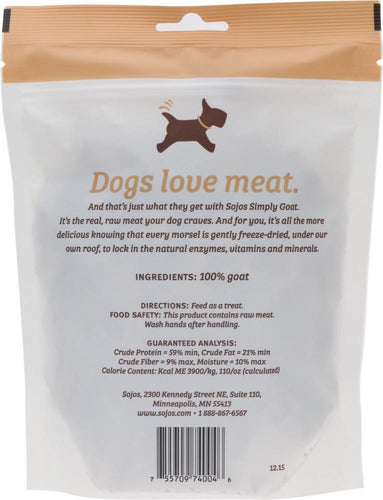 Sojos Simply Goat Freeze Dried Dog Treats