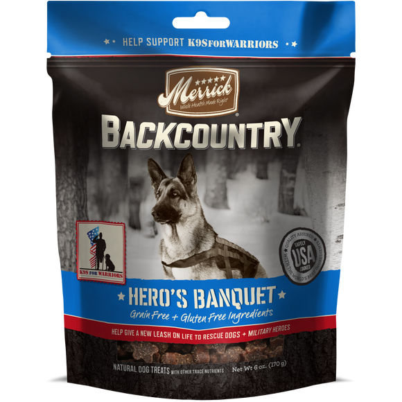 Merrick Backcountry Grain Free Hero's Banquet Dog Treats