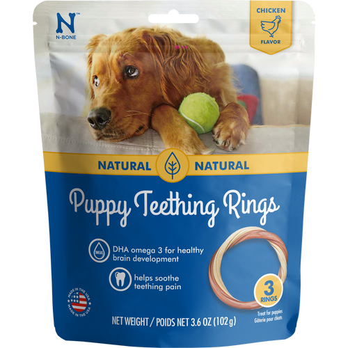 N-Bone Puppy Teething Rings Chicken Flavor Dog Treats