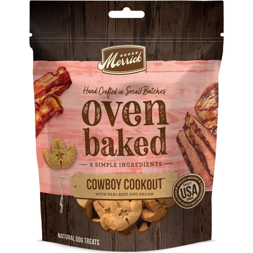 Merrick Oven Baked Cowboy Cookout Beef & Bacon Dog Treats