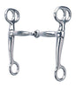 Weaver Tom Thumb Snaffle Bit with 5 Mouth, Nickel Plated