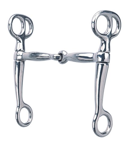 Weaver Tom Thumb Snaffle Bit with 5 Mouth, Nickel Plated