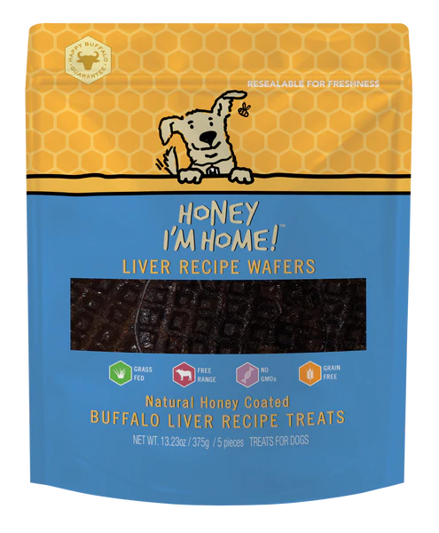 All American Pets Honey I'm Home Liver Recipe Wafers