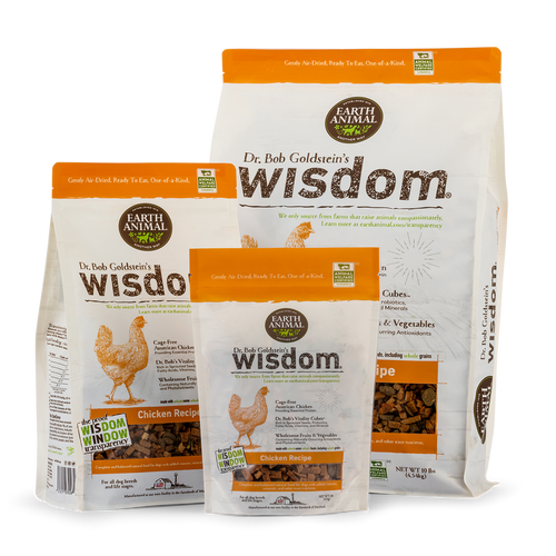 Earth Animal Dr. Bob Goldstein's Wisdom® Dog Food - Chicken Recipe