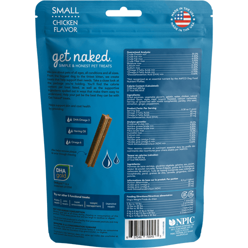 Get Naked® Skin & Coat Health Dog Dental Chew Sticks