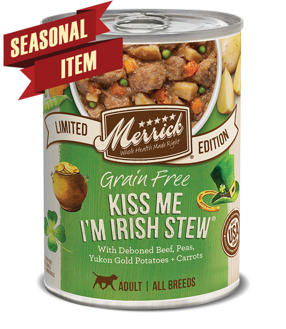 Merrick  Grain Free Kiss Me I'm Irish Stew Seasonal Recipe