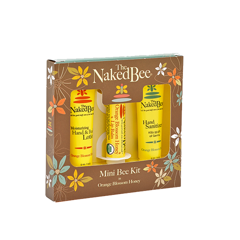 The Naked Bee Orange Blossom Honey Mini Bee Kit