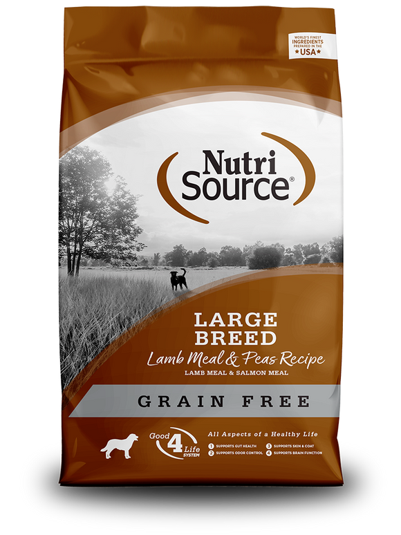 NutriSource® Large Breed Lamb Meal & Peas Recipe (26 lb)