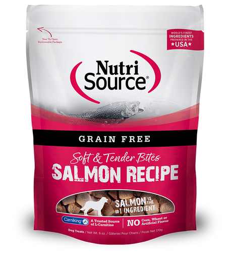 NutriSource® Salmon Bites Grain Free Dog Treats