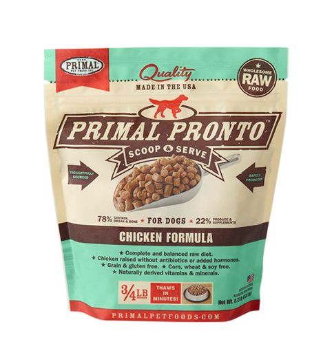 Primal Pet Foods Canine Raw Frozen Pronto