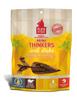 Plato Mini Thinkers Grain Free Carrot, Turkey & Peanut Butter Meat Stick Dog Treats