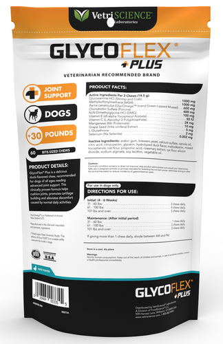 VetriScience GlycoFlex® Plus Chews for Medium and Large Dogs