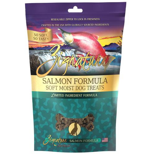 Zignature Soft Moist Dog Treats Salmon Formula