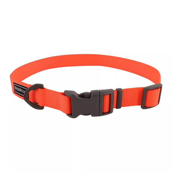 Coastal Pet Products Water & Woods Adjustable Dog Collar (Safety Orange)
