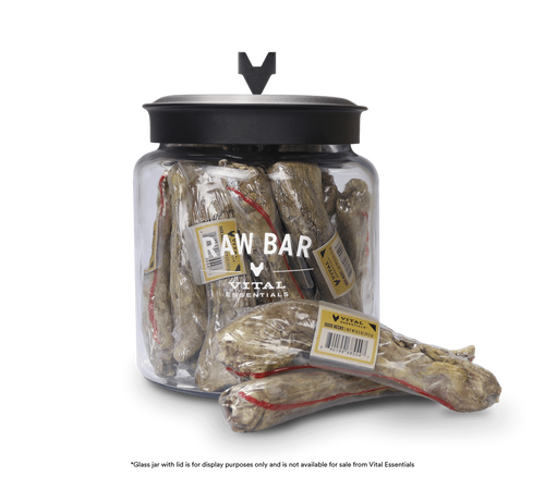 Vital Essentials Raw Bar Freeze Dried Raw Duck Necks Dog Snacks (Single)