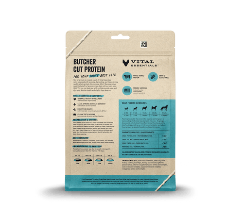 Vital Essentials Freeze-Dried Raw Beef Entrée Nibs Dog Food