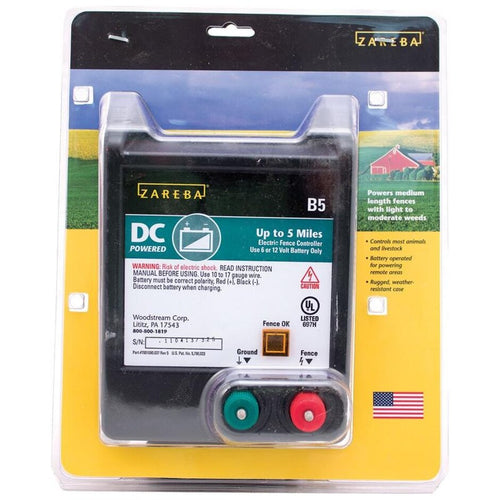 ZAREBA BATTERY OPERATED SOLID STATE FENCE CHARGER