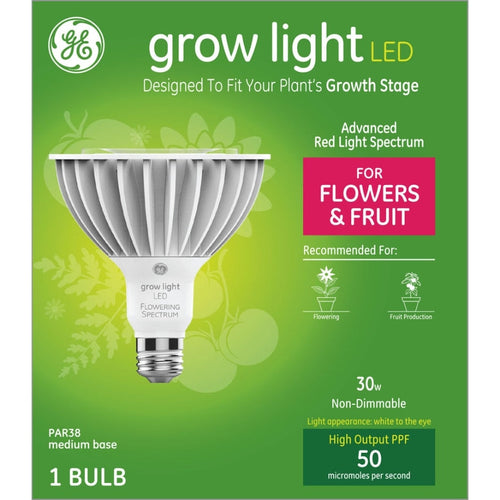 GE Grow Light LED Bulb Flowers & Fruit