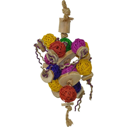 HAPPY BEAKS BALL THING BIRD TOY